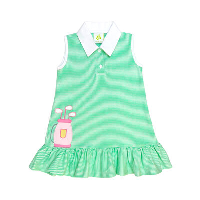 Zuccini Golf Adeline Dress Covington Green Bitty Knit