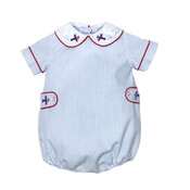 Zuccini Airplane Peter Bubble Lt. Blue Sandra Stripe