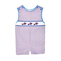 Zuccini Airplane Ashton Shortall Patriotic Stripe Seersucker