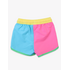 RuffleButts + RuggedButts Neon Color Block Dolphin Hem Swim Trunks