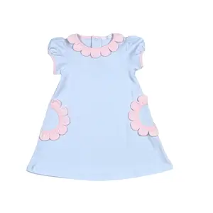 Baby Loren Patti Blue Dress