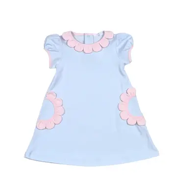Baby Loren Patti Blue Dress