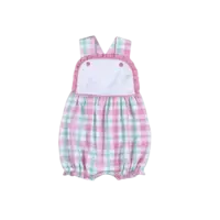 Baby Loren Pink Plaids Jane Sun Bubble
