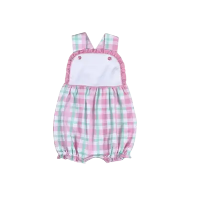 Baby Loren Pink Plaids Jane Sun Bubble
