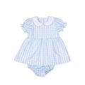 The Oaks Apparel Blue Stripe Breeze Ella Bloomer Set