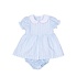 The Oaks Apparel Blue Stripe Breeze Ella Bloomer Set