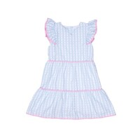 The Oaks Apparel Blue Stripe Breeze Harley Dress