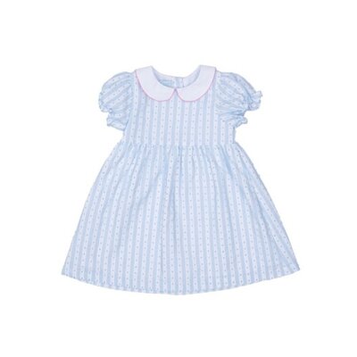 The Oaks Apparel Blue Stripe Breeze Peyton Dress