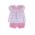 Baby Loren Pink Plaids Jane Bloomer Set