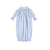 Baby Loren Ivy Floral Hand Smocked Bishop Gown