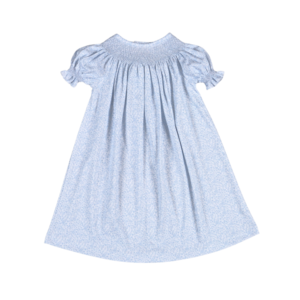 Baby Loren Ivy Floral Hand Smocked Bishop Dress