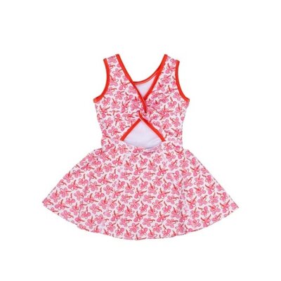 The Oaks Apparel Rosie Retro Print Rachel Dress