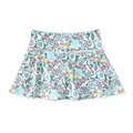 Aqua Bloom Tennis Skirt