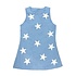 Belle Cher Stars Denim Dress