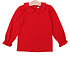 Trotter Street Kids Red Peter Pan Collar LS Shirt