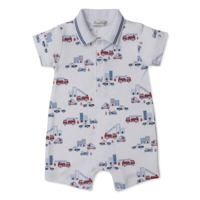 Kissy Kissy Rescue Raid Print Short Playsuit