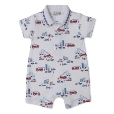 Kissy Kissy Rescue Raid Print Short Playsuit