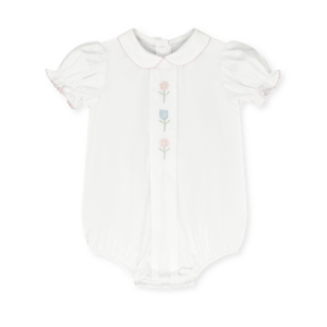 Lullaby Set Classic White w/Flowers Pique Bluebonnet Bubble