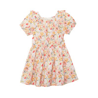 Blooming Florals Dress Pink