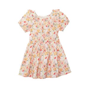 Blooming Florals Dress Pink