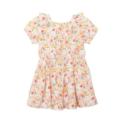 Blooming Florals Dress Pink
