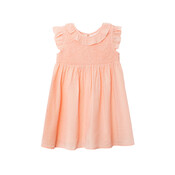 Jane Smocked Ruffle Dress Pink