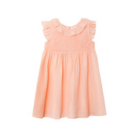 Jane Smocked Ruffle Dress Pink