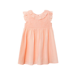 Jane Smocked Ruffle Dress Pink