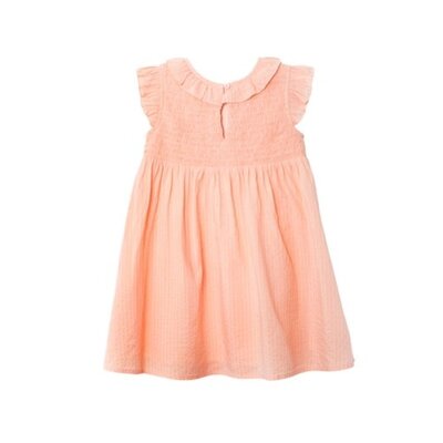 Jane Smocked Ruffle Dress Pink