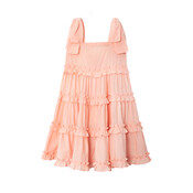 Jane Tiered Tie Shoulder Dress