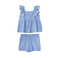 Piper Blue Stripe 2pc Set