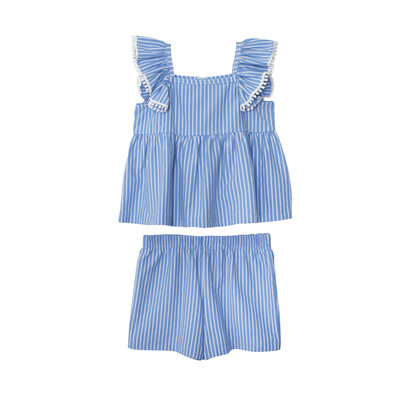 Piper Blue Stripe 2pc Set