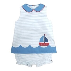 Sailboat Girls Bloomer Set