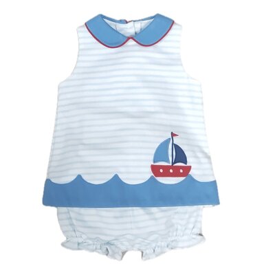 Sailboat Girls Bloomer Set