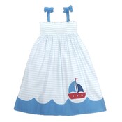 Sailboat Girls Sundress