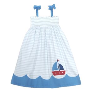Sailboat Girls Sundress