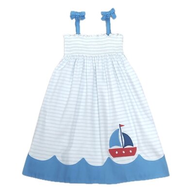 Sailboat Girls Sundress