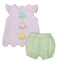 Easter Bunnies Collection Girl Diaper Set