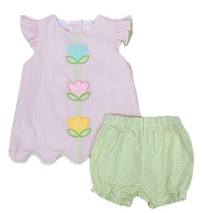 Easter Bunnies Collection Girl Diaper Set