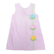 Easter Bunnies Collection Girls A Line Dress