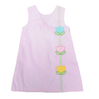 Easter Bunnies Collection Girls A Line Dress