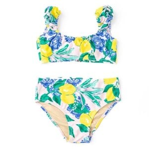 Shade Critters Santorini Citrus 2pc Cap Sleeve Swimsuit