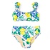 Shade Critters Santorini Citrus 2pc Cap Sleeve Swimsuit