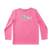 Prodoh Azalea Pink Girl's LS Pro Performance T-shirt