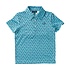 Prodoh Marine Green Shell Print SS Pro Performance Polo