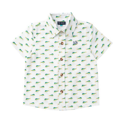 Prodoh Mahi Mahi Print SS Fishing Shirt