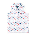 Prodoh *PRE-ORDER*Americana Fish Print Sleeveless Pro Performance Polo