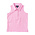 Prodoh Pink Frosting Sleeveless Solid Cotton Polo