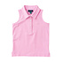 Prodoh Pink Frosting Sleeveless Solid Cotton Polo