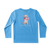 Prodoh Marina Blue Girl's LS Pro Performance T-shirt